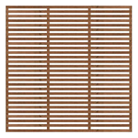 1.83M x 1.83M Slatted Trellis - Pressure Treated Brown