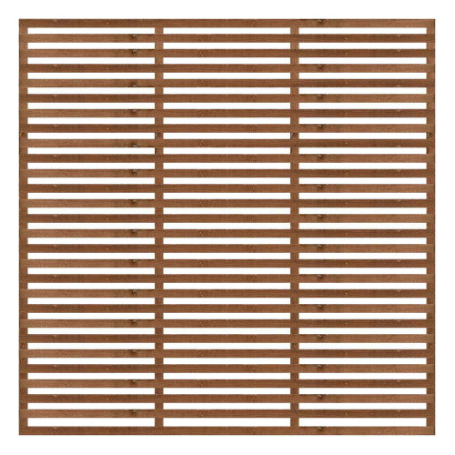 1.83M x 1.83M Slatted Trellis - Pressure Treated Brown 1.83M x 1.83M Slatted Trellis - Pressure Treated Brown