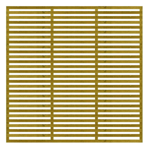 1.83M x 1.83M Slatted Trellis - Pressure Treated Green/Natural 1.83M x 1.83M Slatted Trellis - Pressure Treated Green/Natural