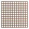 1.83M x 1.83M Traditional Square Trellis Panel - Pressure Treated Brown
