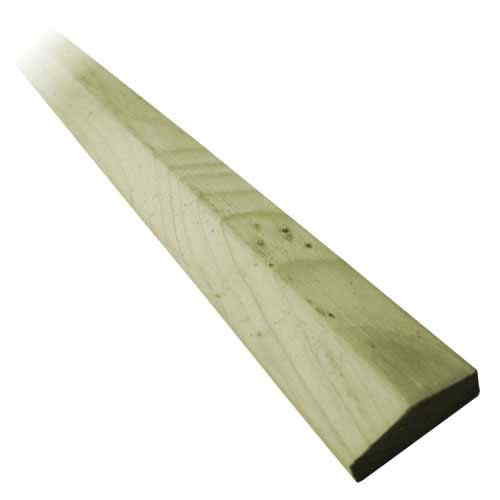 1.83m x 45x16mm Fence Capping - Pressure Treated Green/Natural 1.83m x 45x16mm Fence Capping - Pressure Treated Green/Natural