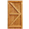 Brown 1.75M x 0.9M Fully Framed Premium Feather Edge Garden Gate