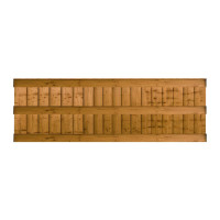 6FT x 2FT Closeboard Fence Panel - Pressure Treated Brown