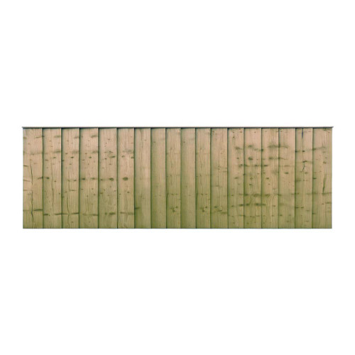 6FT x 2FT Closeboard Fence Panel - Pressure Treated Green/Natural 6FT x 2FT Closeboard Fence Panel - Pressure Treated Green/Natural