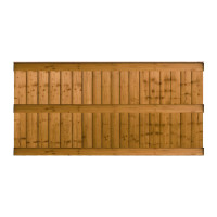 6FT x 3FT Closeboard Fence Panel - Pressure Treated Brown