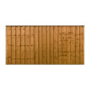 6FT x 3FT Closeboard Fence Panel - Pressure Treated Brown