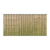 6FT x 3FT Closeboard Fence Panel - Pressure Treated Green
