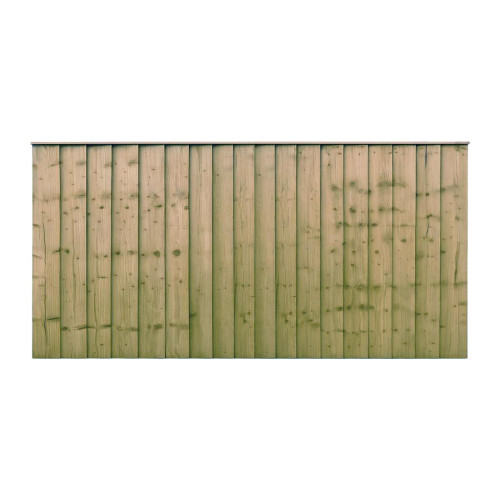 6FT x 3FT Closeboard Fence Panel - Pressure Treated Green/Natural 6FT x 3FT Closeboard Fence Panel - Pressure Treated Green/Natural