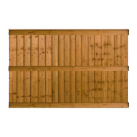 6FT x 4FT Closeboard Fence Panel - Pressure Treated Brown
