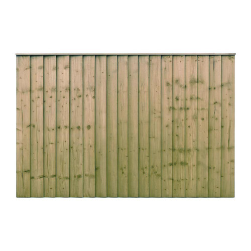6FT x 4FT Closeboard Fence Panel - Pressure Treated Green/Natural 6FT x 4FT Closeboard Fence Panel - Pressure Treated Green/Natural