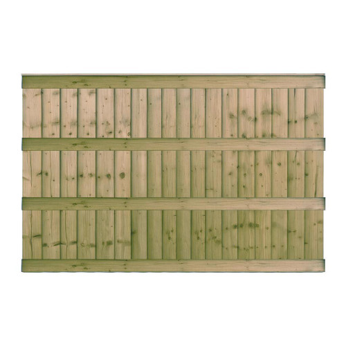 6FT x 4FT Ultra Heavy Duty Closeboard Fence Panel - Pressure Treated Green/Natural 6FT x 4FT Ultra Heavy Duty Closeboard Fence Panel - Pressure Treated Green/Natural