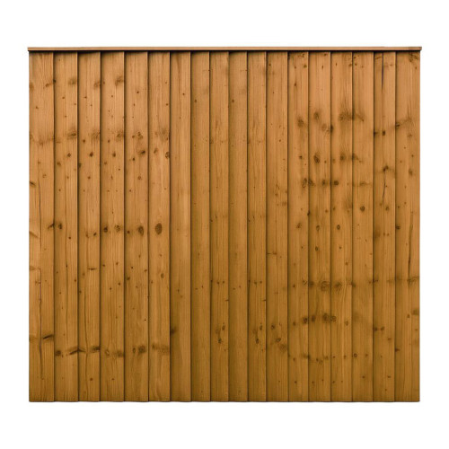 6FT x 5FT 6 Inch Closeboard Fence Panel - Pressure Treated Brown 6FT x 5FT 6 Inch Closeboard Fence Panel - Pressure Treated Brown