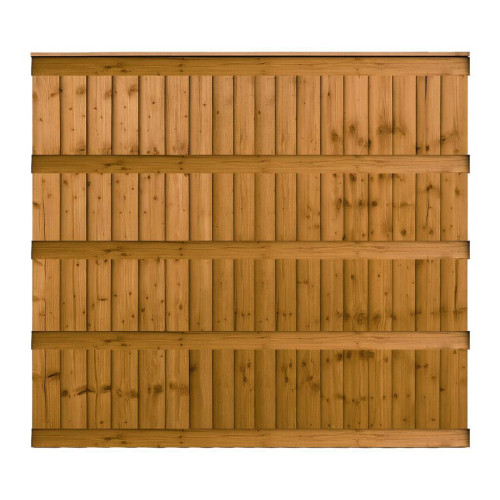 6FT x 5FT 6 Inch Ultra Heavy Duty Closeboard Fence Panel - Pressure Treated Brown 6FT x 5FT 6 Inch Ultra Heavy Duty Closeboard Fence Panel - Pressure Treated Brown