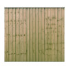 6FT x 5FT 6 Inch Closeboard Fence Panel - Pressure Treated Green