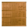 6FT x 6FT Closeboard Fence Panel - Pressure Treated Brown