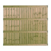 6FT x 5FT 6 Inch Closeboard Fence Panel - Pressure Treated Green