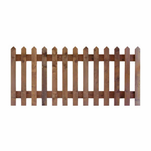 6FT x 2FT Point Top Picket Fence Panel