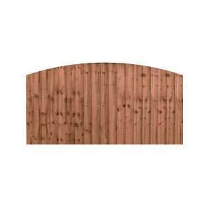 6FT x 2FT Dome Top Closeboard Fence Panel
