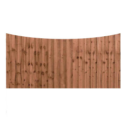 6FT x 3FT Scallop Top Closeboard Fence Panel