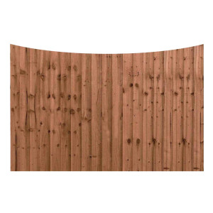 6FT x 4FT Scallop Top Closeboard Fence Panel