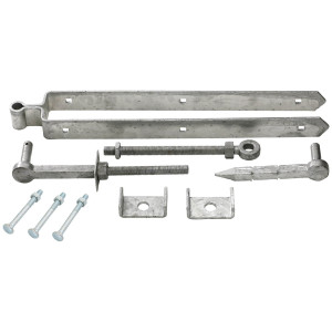 Adjustable Bottom Field Gate Hinge Set 600MM Length Adjustable Bottom Field Gate Hinge Set 600MM Length