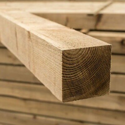 10FT 4"x4" Wooden Fence Post (3.0M x 100x100MM)